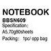 notebook for writing a novel
